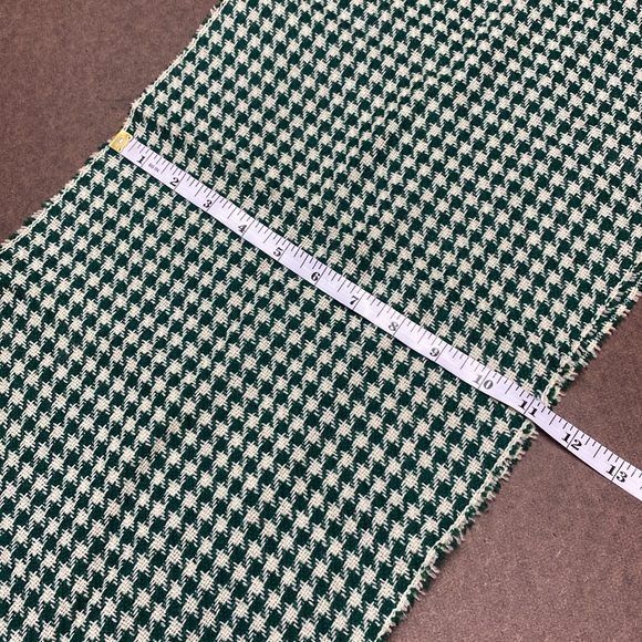 Vintage GLENTEX Green Plaid Scarf - Picture 5 of 6